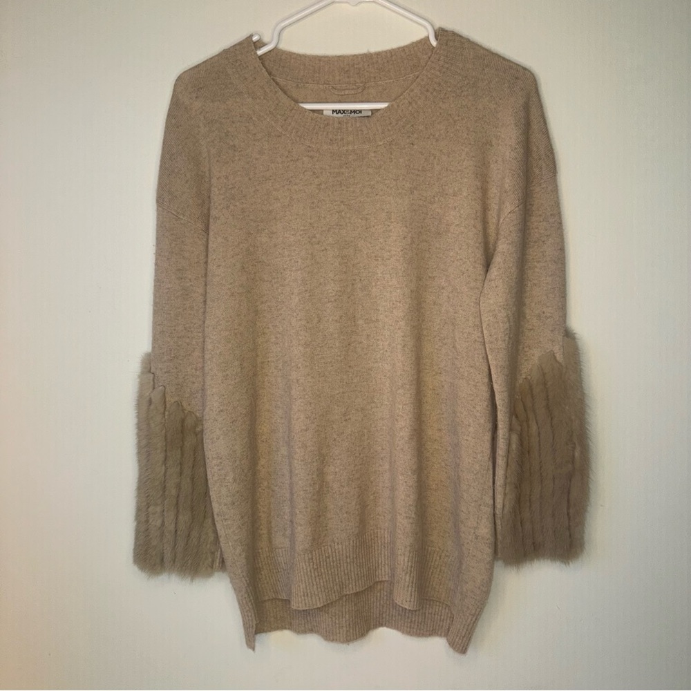 MAX & MOI merino wool/ cashmere sweater sz SMALL